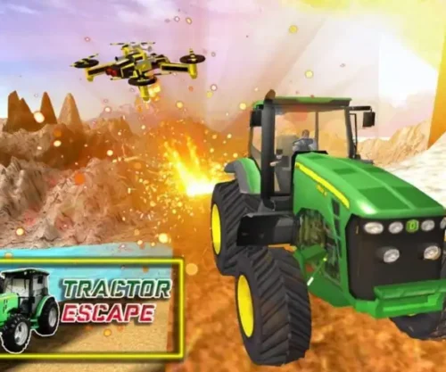 3D Drone vs Tractor Simulator – SellUnitySourceCode