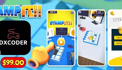 Stamp it! Trending Hypercasual game SellUnitySourceCode