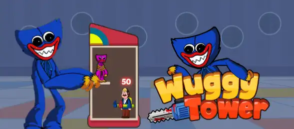 Wuggy Kissy Tower Escape - Hero Tower Defense SellUnitySourceCode