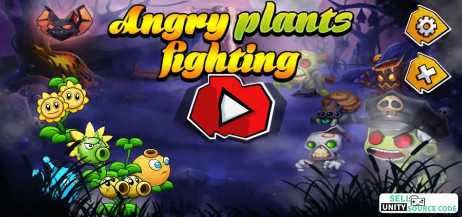 Angry Plants Fighting – Battle of Green Warriors 3D – SellUnitySourceCode.com - Image 3