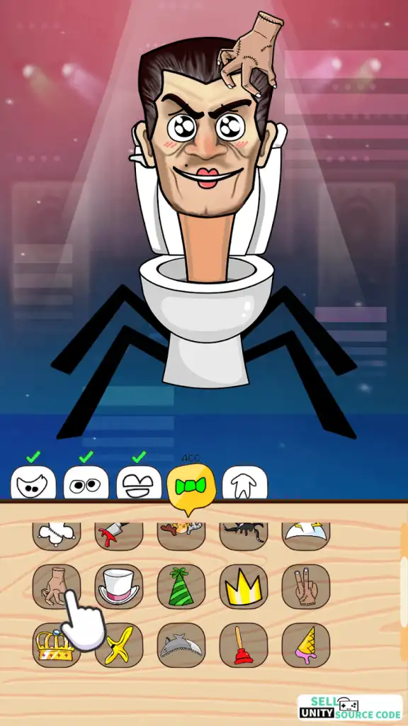 Mix Toilet Monster Makeover SellUnitySourceCode - Image 4