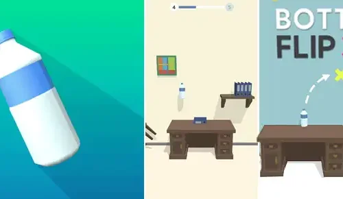 New Bottle Flip 3D – Hyper Casual Flip Challenge SellUnitySourceCode.com