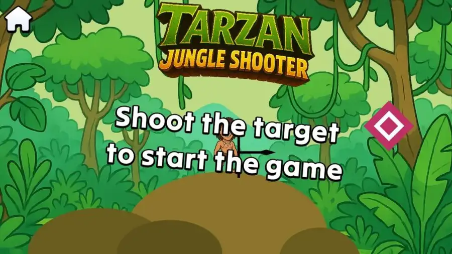 Tarzan Jungle shooter Mobile Game Unity