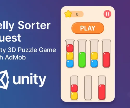 Jelly Sorter Quest – Unity 3D Puzzle Game with Admob Ads