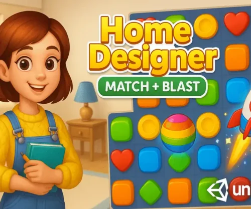 Home Designer – Match + Blast  SellUnitySourceCode