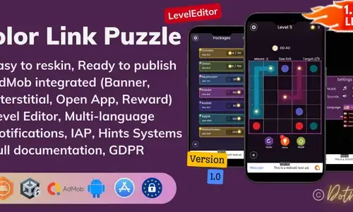 Color Link Puzzle – Unity Complete Project