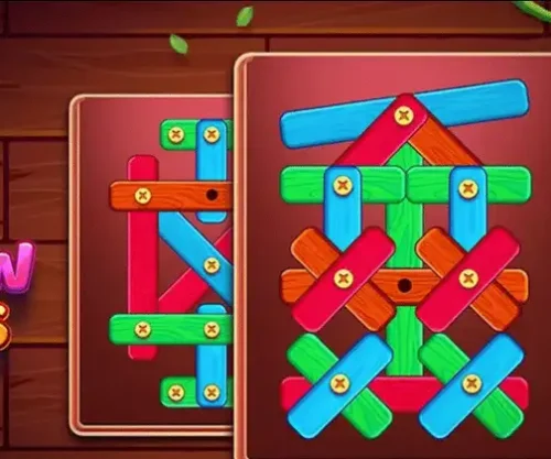 Screw Kings – Wood Nuts & Bolts Puzzle