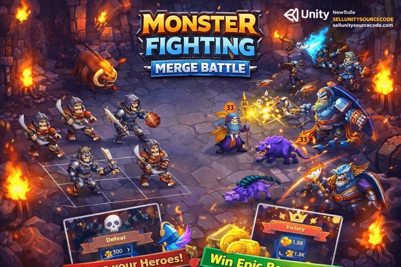 Monster Fighting: Merge Battle