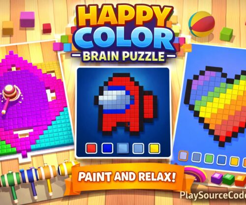 Happy Color: Brain Puzzle – Flood Fill Logic Game