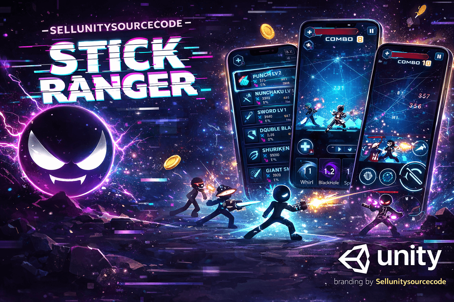 Stick Ranger Unity Action RPG Game