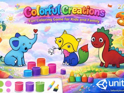 Kids coloring book Unity game Coloring Book