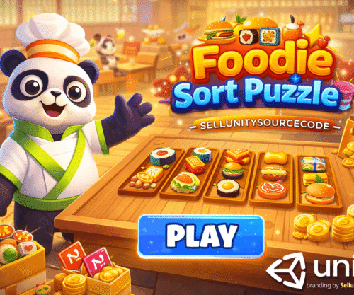Foodie Sort Puzzle - Complete Mobile Game Template