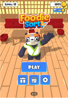 Foodie Sort Puzzle - Complete Mobile Game Template - Image 3