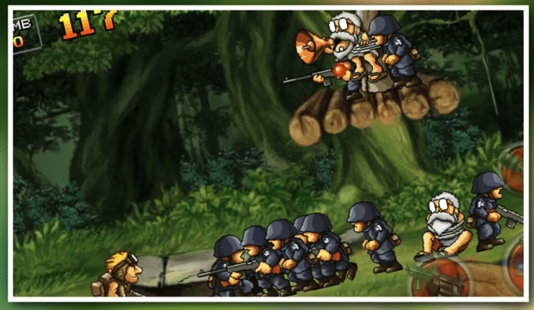 Rambo Run 2 2D action shooter gameplay Unity