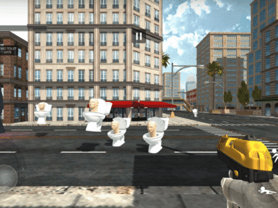 Shooter Skibidi toilet hunting offline shooter gameplay