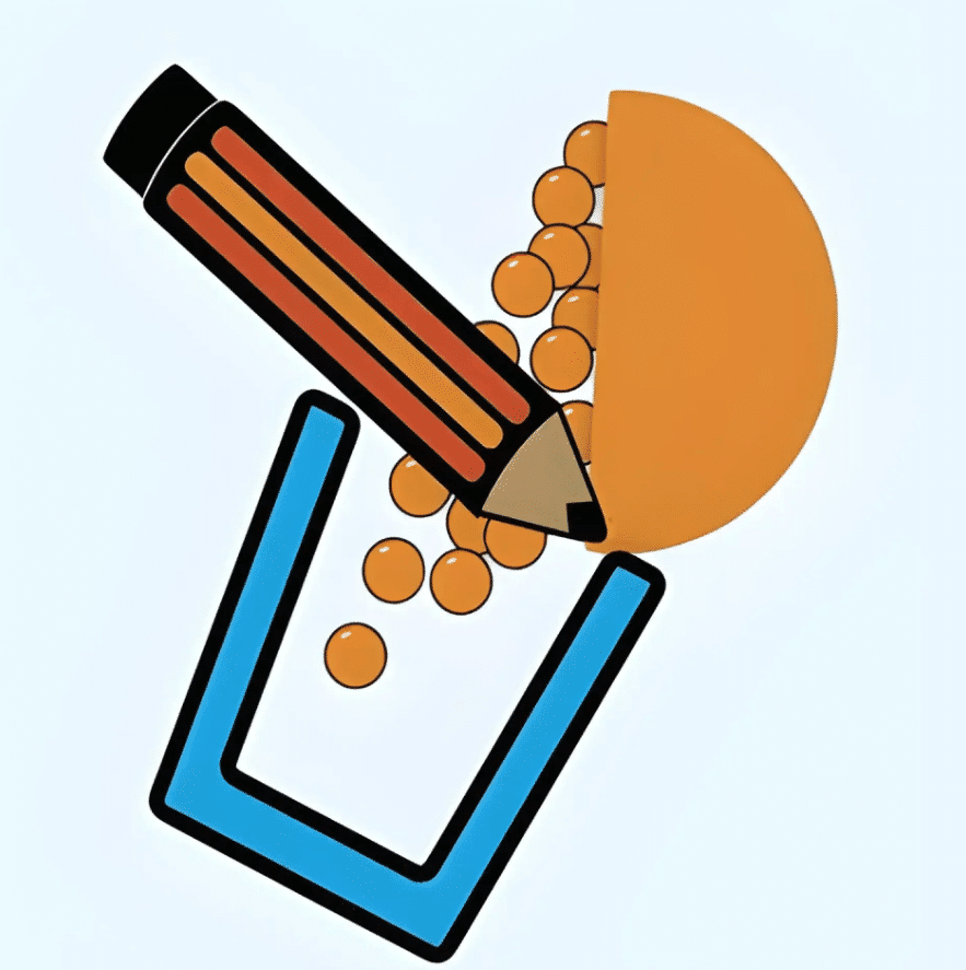 Decay Decay physics puzzle drawing Unity source code