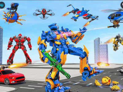 Dino Robot Transformation 3D Unity gameplay