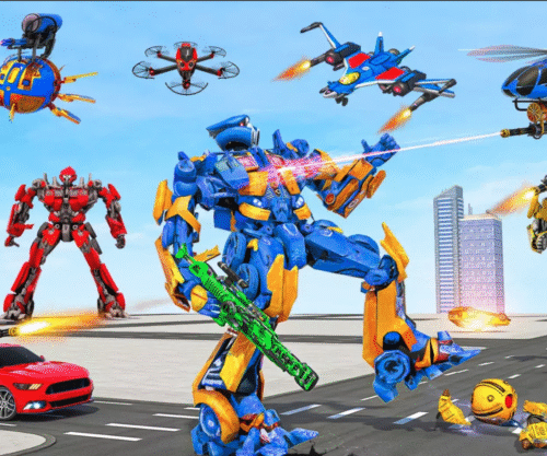 Dino Robot Transformation Game