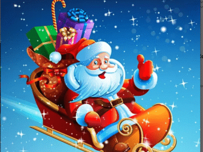 Santa Draw Ride Christmas draw game Unity source code
