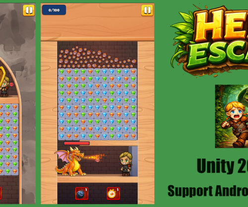 Royal Hero Escape Match 3 - Unity Project