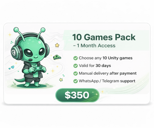 10 Games Pack – 1 Month Access