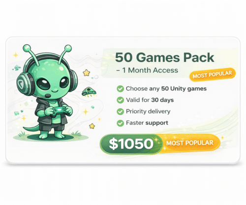 50 Games Pack – 1 Month Access