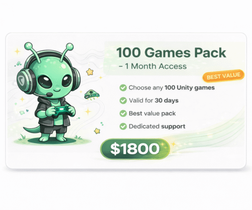 100 Games Pack – 1 Month Access